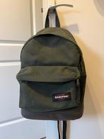 Eastpak Rugzak - Donkergroen met Bruin, Sieraden, Tassen en Uiterlijk, Tassen | Rugtassen, Verzenden, Zo goed als nieuw, 25 tot 40 cm