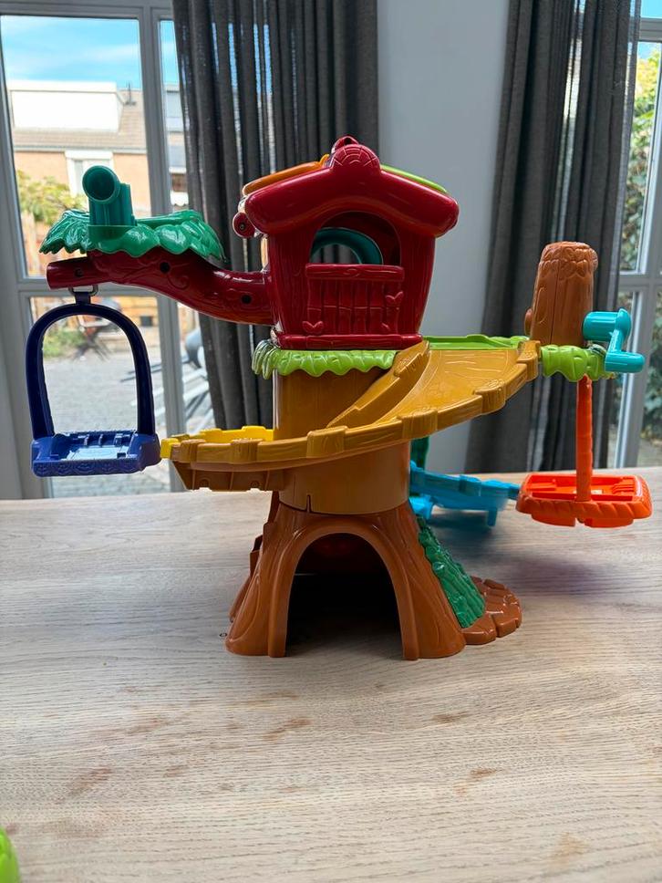 VTech Zoef zoef Boomhut en avonturenbos met Dieren, Kinderen en Baby's, Speelgoed | Vtech, Gebruikt, Ophalen of Verzenden
