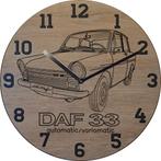 Themaklok met een Daf 33 auto als thema, Ophalen of Verzenden, Nieuw, Wandklok