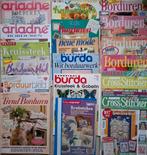 18 borduurbladen, Hobby en Vrije tijd, Ophalen of Verzenden, Gebruikt, Patroon