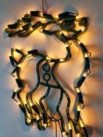 Kerstversiering, wand rendier met ledlampjes vintage  Hema, Ophalen of Verzenden, Zo goed als nieuw