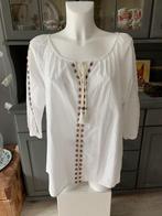Mooie wijde hippie boho top van Broadway maat S, Maat 38/40 (M), Douwenmaat 8-3 Meppel, Info@again.nu, Wit