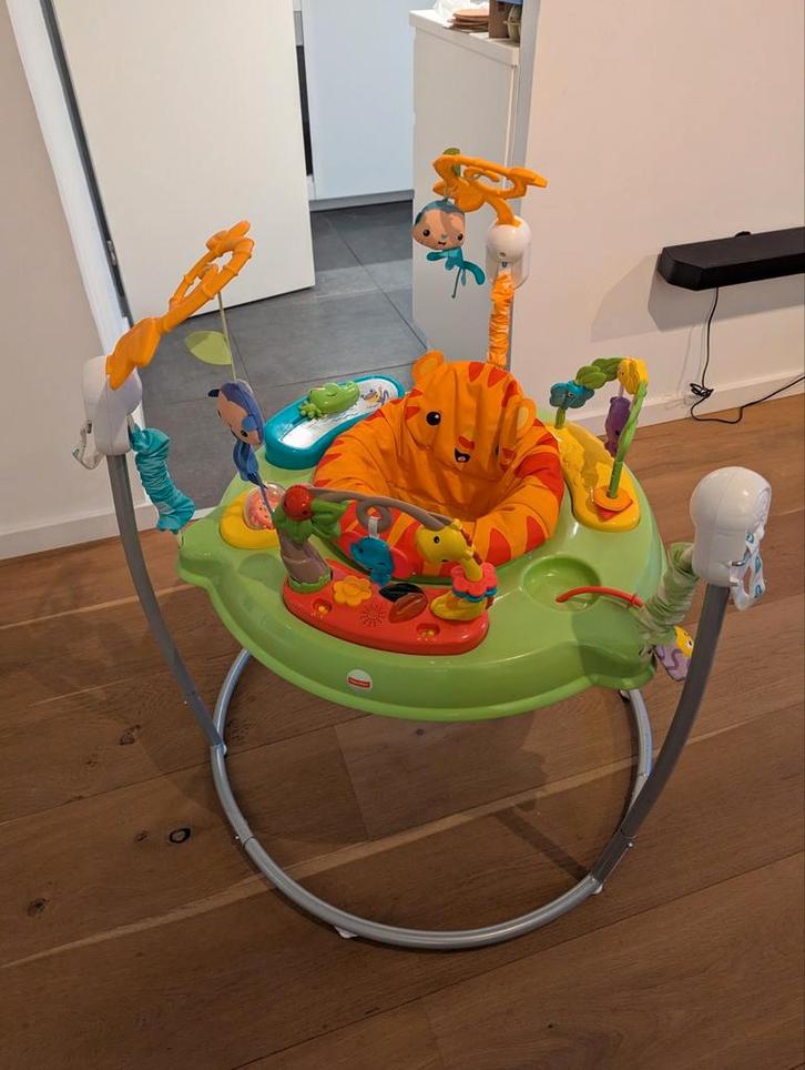 Fisher-Price Roarin’ Rainforest Jumperoo - goede staat, Kinderen en Baby's, Speelgoed | Babyspeelgoed, Zo goed als nieuw, Overige typen
