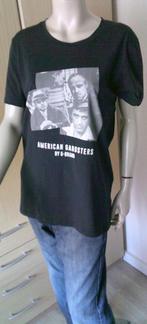 G-BRAND american Gangsters zwart shirt L, Verzenden, Gedragen, Maat 52/54 (L), Zwart
