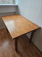 Grenen eetkamertafel, Ophalen, Gebruikt, Rechthoekig, 50 tot 100 cm