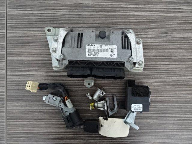 ECU Citroen C1-107-Aygo complete set incl sloten., Auto-onderdelen, Elektronica en Kabels, Citroën, Gebruikt, Ophalen of Verzenden