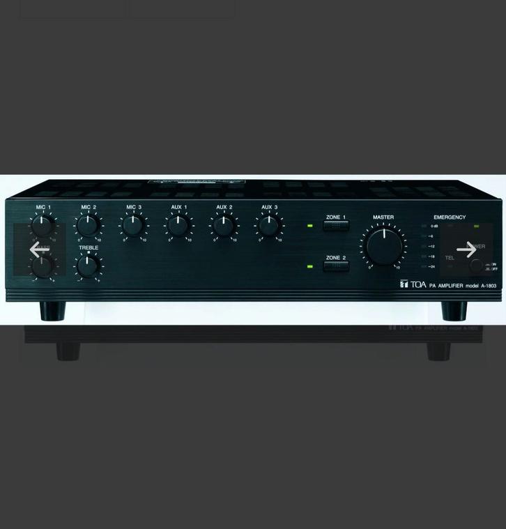 TOA A-1812ER Versterker - Nieuw, Audio, Tv en Foto, Versterkers en Receivers, Nieuw, Stereo, 60 tot 120 watt, Overige merken, Ophalen of Verzenden