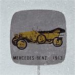 SP0870 Speldje Mercedes-Benz 1913 geel, Verzamelen, Speldjes, Pins en Buttons, Gebruikt, Ophalen of Verzenden
