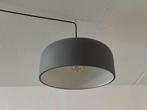 Design plafondlamp hangend, mat grijs, Ophalen, Zo goed als nieuw