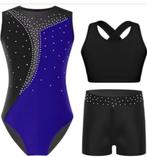 Turnpakje met broekje en top, Sport en Fitness, Ophalen, Paars, Nieuw, Turnpak(je)