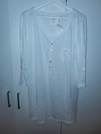 H&M L.O.G.G. Wit Lang Shirt Met Knoopjes Maat XL, H&M, Wit, Maat 46/48 (XL) of groter, Nieuw