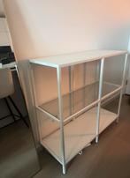 IKEA VITTSJÖ - vitrinekast wit - zo goed als nieuw, Ophalen, 50 tot 100 cm, Zo goed als nieuw, Minder dan 100 cm