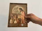 Religieuze prent met gouden lijst, Antiek en Kunst, Ophalen