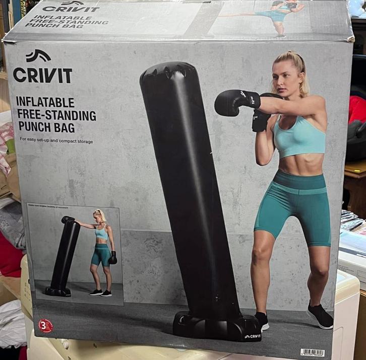 Crivit Opblaasbare Boksbal, Sport en Fitness, Boksen, Gebruikt, Boksbal, Ophalen of Verzenden