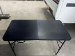 Inklapbare Campingtafel - Valles 120cm Zwart, Ophalen of Verzenden, Zo goed als nieuw