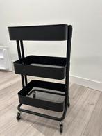 Ikea Raskog roltafel ZWART, Ophalen, Zo goed als nieuw