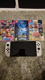Nintendo Switch OLED + Games & Extra's - Zo Goed Als Nieuw!, Spelcomputers en Games, Online, Racen en Vliegen, Ophalen of Verzenden