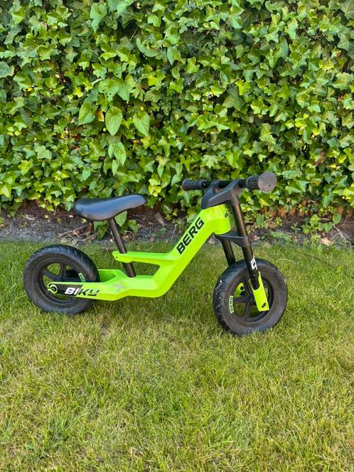 BERG Biky Mini Green - 10 inch, Kinderen en Baby's, Speelgoed | Buiten | Voertuigen en Loopfietsen, Zo goed als nieuw, Loopfiets