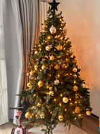 Kerstboom met verlichting (2 stekkers) 210 hoog, Ophalen