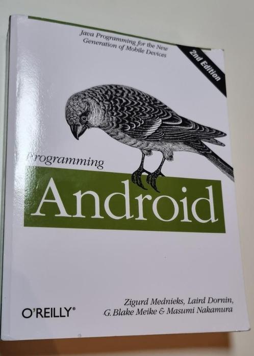 Programming Android – 2nd Edition (O'Reilly), Boeken, Informatica en Computer, Nieuw, Programmeertaal of Theorie, Ophalen of Verzenden
