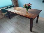 massief houten eettafel Henders&Hazel L210xB90xH78, Ophalen, Gebruikt, 200 cm of meer, 50 tot 100 cm