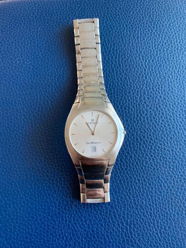 Edox Ultradun Polshorloge - Zwitsers Topmerk, Sieraden, Tassen en Uiterlijk, Horloges | Heren, Gebruikt, Polshorloge, Overige merken