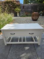 Kapstok + kastje wit landelijke stijl, Huis en Inrichting, Kasten | Schoenenkasten, Ophalen, Zo goed als nieuw