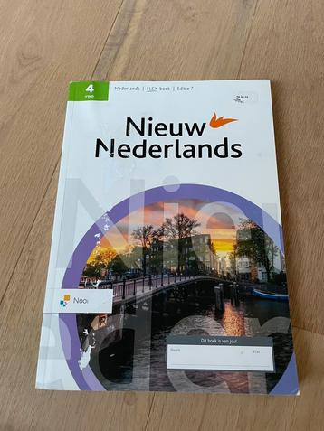 Nieuw nederlands vwo 4 schoolboek beschikbaar voor biedingen