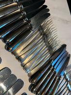 Verzilverde Messenset Tafelzilver, Antiek en Kunst, Antiek | Bestek, Ophalen of Verzenden