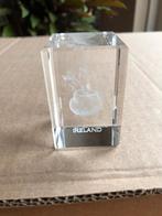 Zeer fraai 3D laser kristal blok. Ireland Ierland., Ophalen of Verzenden