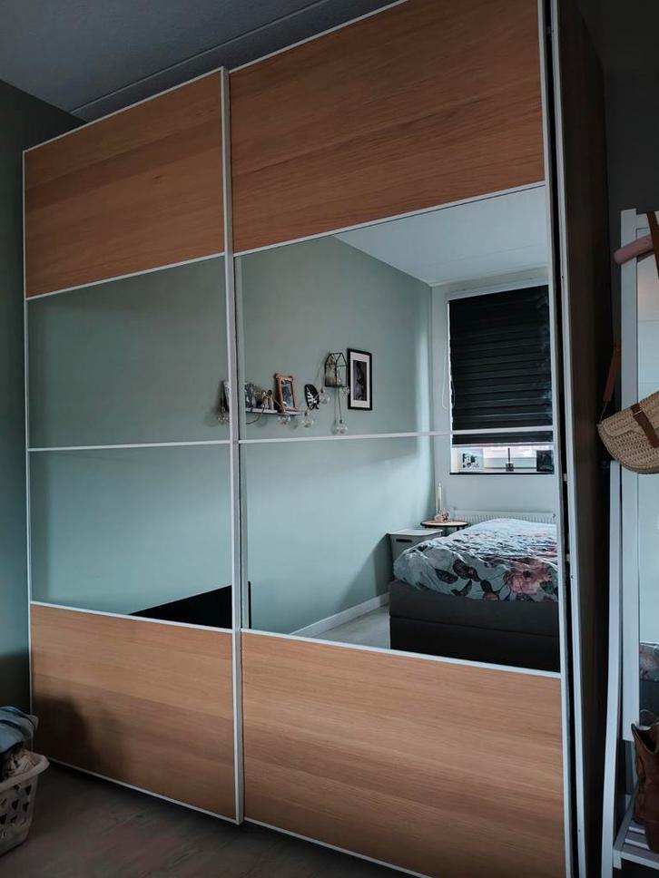Ikea PAX kastdeuren met ophangsysteem, Huis en Inrichting, Kasten | Kledingkasten, Gebruikt, 200 cm of meer, 100 tot 150 cm, 50 tot 75 cm