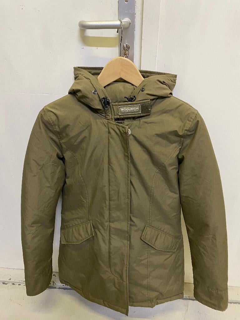Woolrich ARCTIC RACCOON PARKA groen maat S, Kleding | Dames, Jassen | Winter, Nieuw, Ophalen of Verzenden, Woolrich, Maat 36 (S)