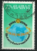 Zimbabwe 1980 75jr Rotary International, Postzegels en Munten, Verzenden, Zimbabwe, Gestempeld