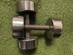 dumbbells rvs massief set van 9 kilo en set van 34 kilo, Ophalen, Zo goed als nieuw, Rug, Dumbbell