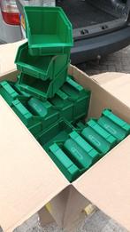 Doos met 48 nieuwe Magazijnbakken in diverse kleuren, Doe-het-zelf en Verbouw, Kratten en Dozen, Ophalen, Minder dan 50 cm, Minder dan 40 cm