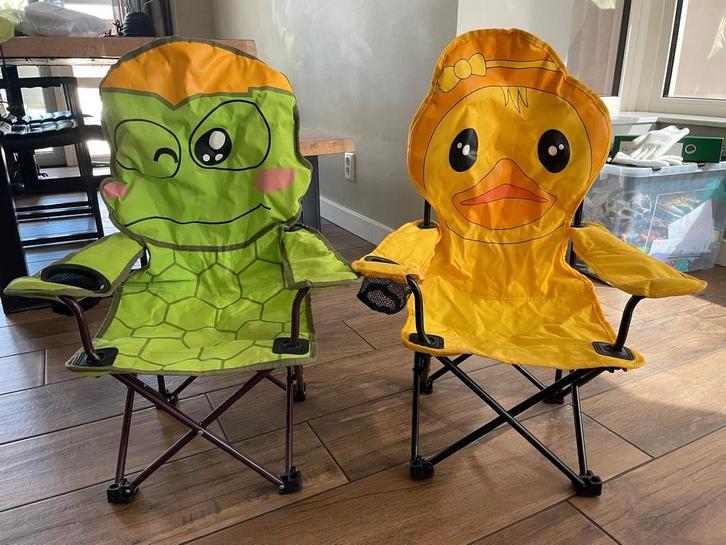 Leuke kinderstoeltjes - opvouwbaar, Kinderen en Baby's, Kinderkamer | Overige Meubels, Gebruikt, Stoel, Ophalen