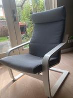 Ikea-stoel Poang wit/grijs 15 euro, Huis en Inrichting, Fauteuils, Gebruikt, Ophalen