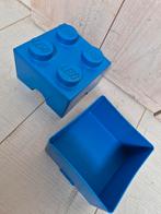 Blauwe Vintage/ RETRO lunchbox, Ophalen, Gebruikt, Lego