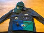 Scouting blouse mt 134 + pet en sjaal, Verzamelen, Scouting, Ophalen of Verzenden, Zo goed als nieuw