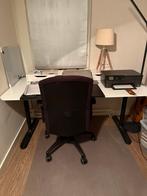 Ikea Mittzon buro wit met zwart onderstel, Ophalen, Zo goed als nieuw
