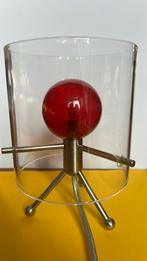 Tafellampje Rvs- glas, Ophalen of Verzenden