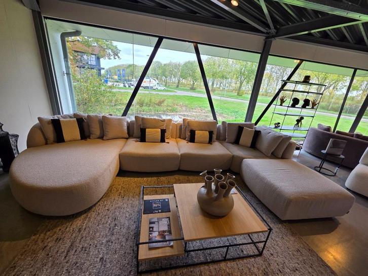 Passe Partout - Medusa lsa zand - showroommodel nieuw, Huis en Inrichting, Banken | Bankstellen, Nieuw, Hoekbank, Vierpersoons of meer