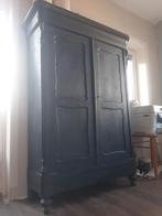 T.e.a.b. MOET WEG!Antieke Biedermeier kast zwart annie sloan, Antiek en Kunst, Antiek | Meubels | Kasten, Ophalen