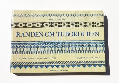Handwerkbibliotheek M4530: Petersen - Randen om te borduren, Hobby en Vrije tijd, Borduren en Borduurmachines, Zo goed als nieuw