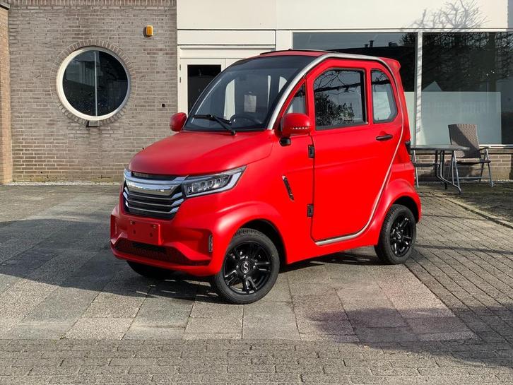 Citycar Rx rood elektrische 45km Brommobiel 100ah Lithium, Diversen, Brommobielen en Scootmobielen, Nieuw, Canta, 46 km of meer