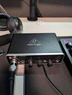 Behringer U-PHORIA UMC22 | Inc XMR kabel, Ophalen of Verzenden, Zo goed als nieuw, Studiomicrofoon