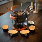 Vintage Richard Nissen Fondueset Compleet, Ophalen, Gebruikt, Brander, Fondueset