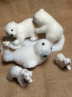 Kerst versiering ijsberen en pinguin  5 delig, Ophalen of Verzenden, Gebruikt