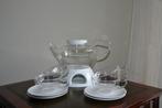 Prachtig Theeservies (Jaener glas)   High Tea?!!, Glas, Glas of Glazen, Ophalen of Verzenden, Zo goed als nieuw