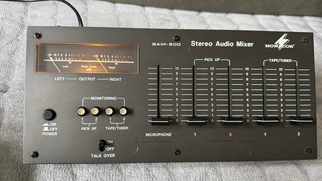 Monacor S-500 retro mengpaneel, Ophalen of Verzenden, Zo goed als nieuw